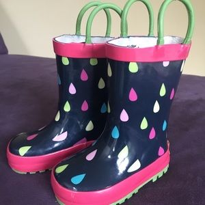 Toddler girl’s rain boots